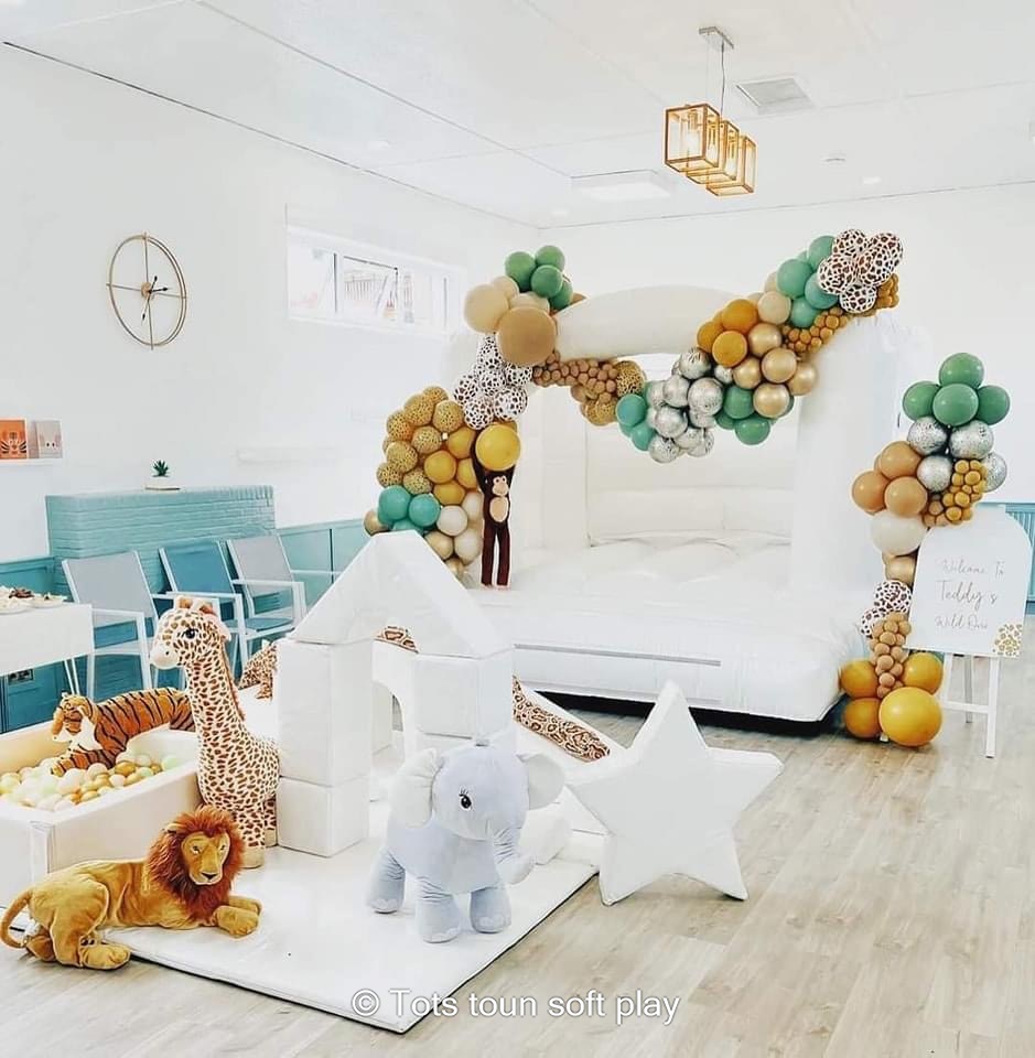 Party Package with Pekos Balloons Best Bouncy Castle Hire, Soft Play